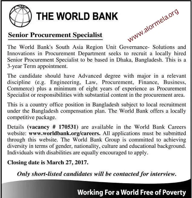 World Bank Job
