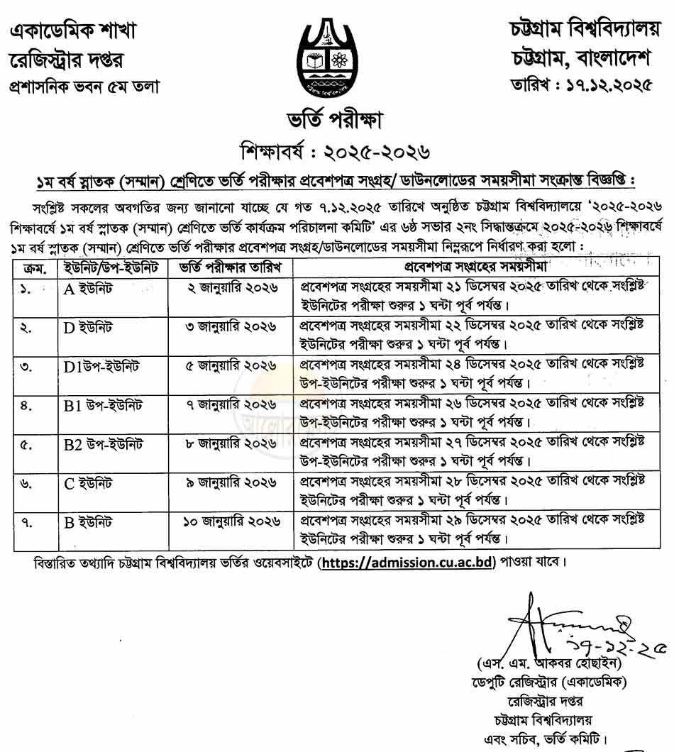 admit card download date 25 26